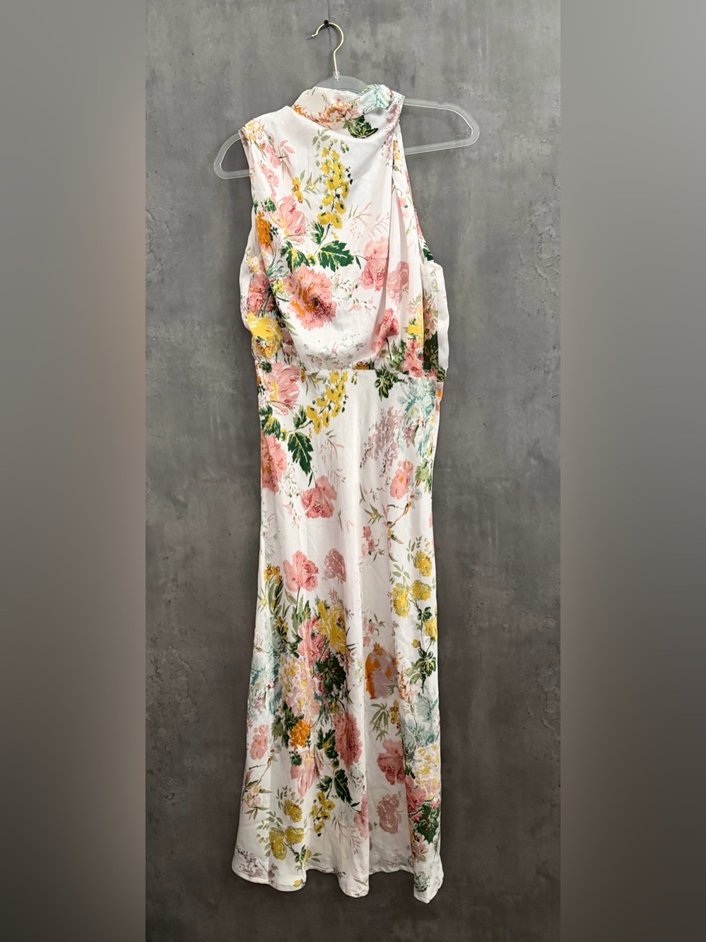 PETAL & PUP ANABELLE HALTER NECK MIDI DRESS - L B3235 - Picture 5 of 6